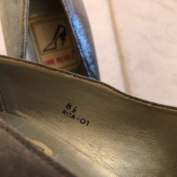 Vintage Anne Michell pointy toe platform heels 8.5 - Picture 10 of 14